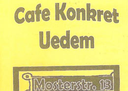 Café Konkret Flyer