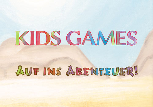 Schriftzug &uuml;ber Bild von W&uuml;ste