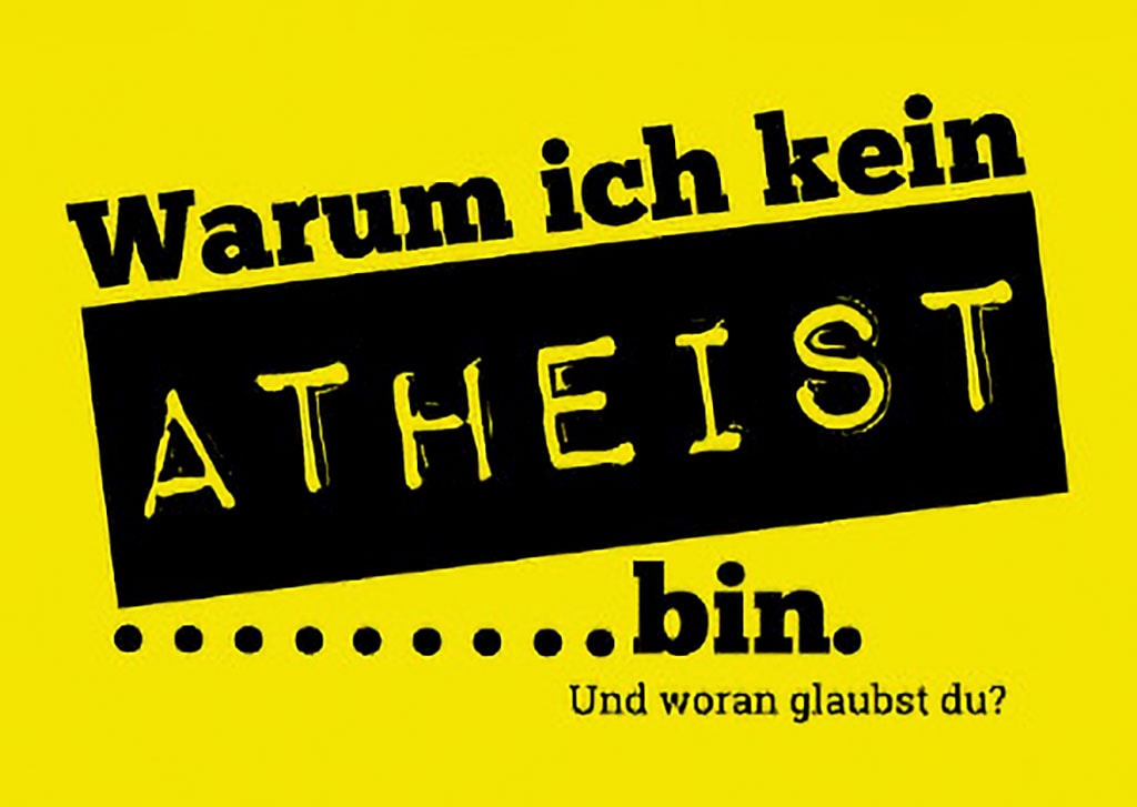 Coverdesign, Reihe: Warum ich kein Atheist bin