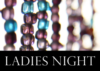 Farbige Perlenkette, Ladies Night Veranstaltung in Uedem