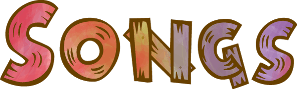 Schriftzug Songs